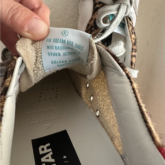 Golden Goose size 39 leopard cheetah sneakers - Picture 9 of 10